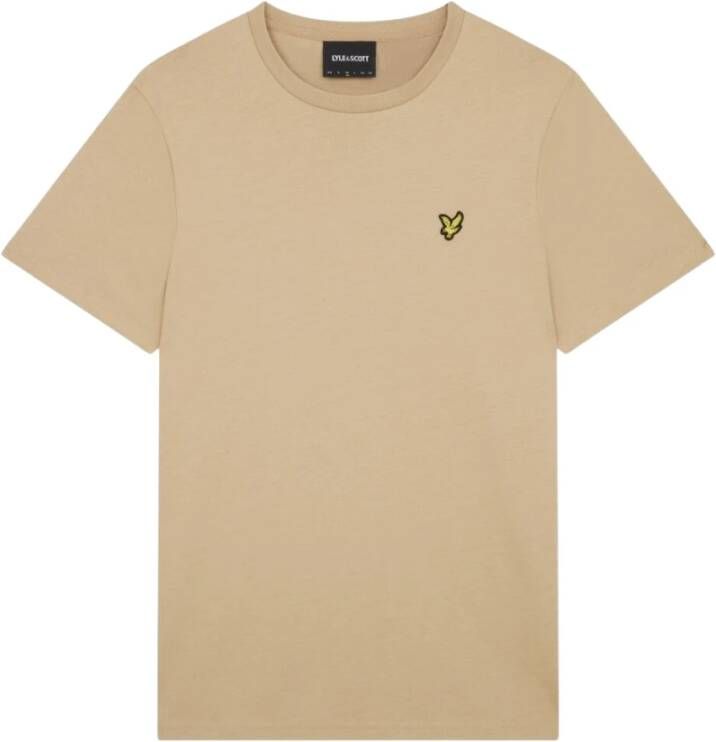 Lyle & Scott T-Shirt- L&S Plain T-Shirt Beige Heren