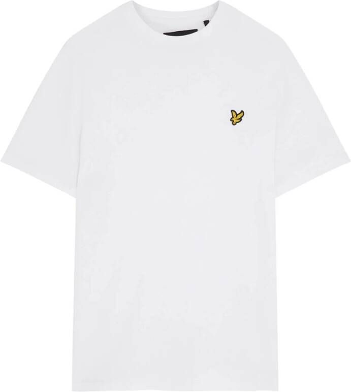 Lyle & Scott Luxe T-Shirt Organisch Katoen Regular Fit White Heren - Foto 11