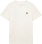 LYLE & SCOTT Heren Polo's & T-shirts Plain T-shirt Beige - Thumbnail 3