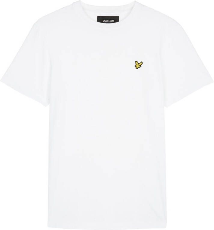 Lyle & Scott Luxe T-Shirt Organisch Katoen Regular Fit White Heren - Foto 8