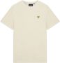 Lyle & Scott Heren Polo's & T-shirts Plain T-shirt Beige Heren - Thumbnail 3