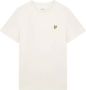 LYLE & SCOTT Heren Polo's & T-shirts Plain T-shirt Beige - Thumbnail 3