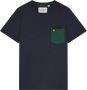 Lyle & Scott Lyle and Scott T-shirt Pocket Donkerblauw Blauw Heren - Thumbnail 1