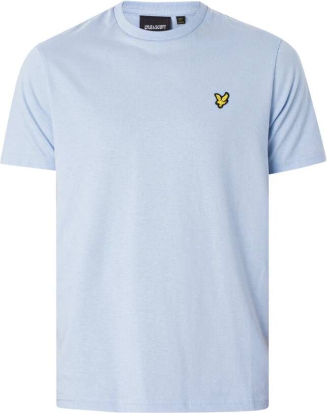 Lyle & Scott Lichtblauw T-shirt met geborduurd logo Blue Heren - Foto 5