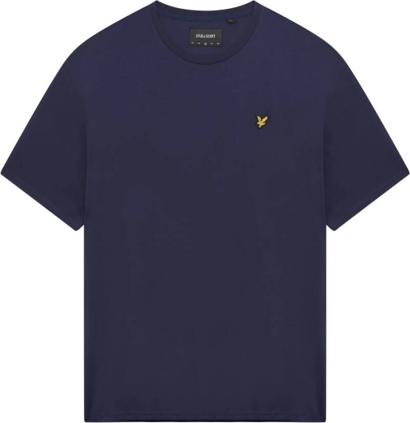 Lyle & Scott Plain T-shirt Donkerblauw Ts400Vog Blauw Heren - Foto 9