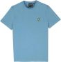 Lyle & Scott Plain T-shirt Blauw S400Vog Blauw Heren - Thumbnail 2