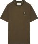 Lyle & Scott Groene T shirt Tipped T shirt - Thumbnail 2