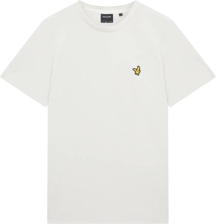 Lyle & Scott Crest Tipped T-shirt Ecru Ts1805V Beige Heren