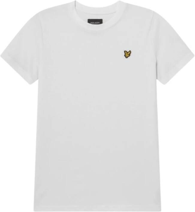 Lyle & Scott Luxe T-Shirt Organisch Katoen Regular Fit White Heren - Foto 15