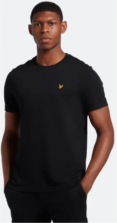 Lyle & Scott Zwarte Logo Adelaar T-shirt Lente Collectie Black Heren - Foto 8