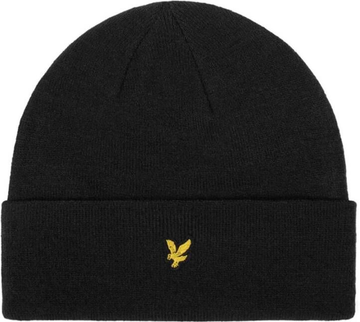 Lyle & Scott Wintermuts Eenvoudig en Ingetogen Black Unisex