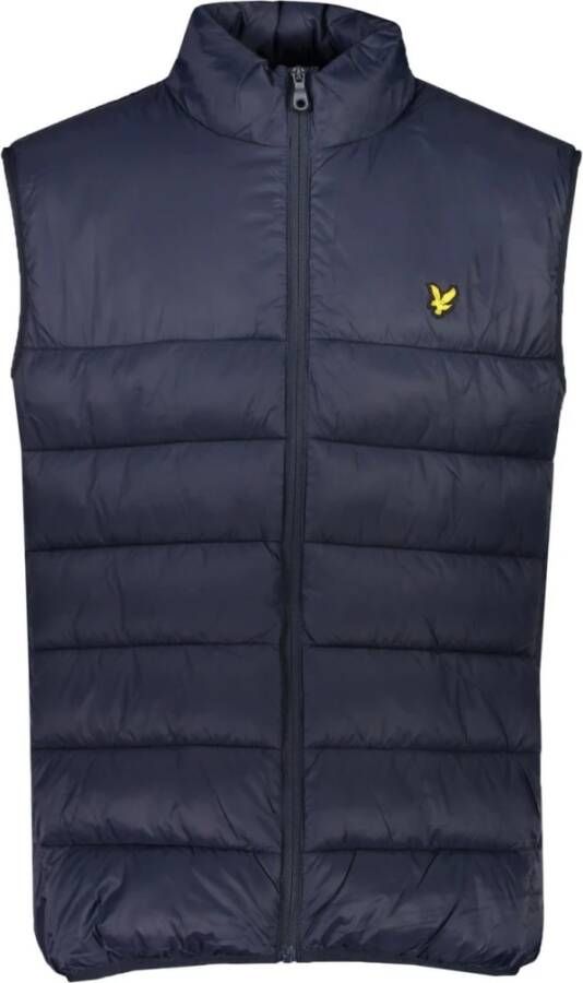Lyle & Scott Wadded Gilet Blauw Heren