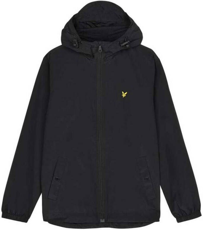 Lyle & Scott Zwarte Windbreaker Jas met Golden Eagle Logo Black Heren - Foto 2
