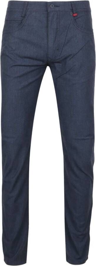 MAC slim fit jeans Arne met textuur nautic blue