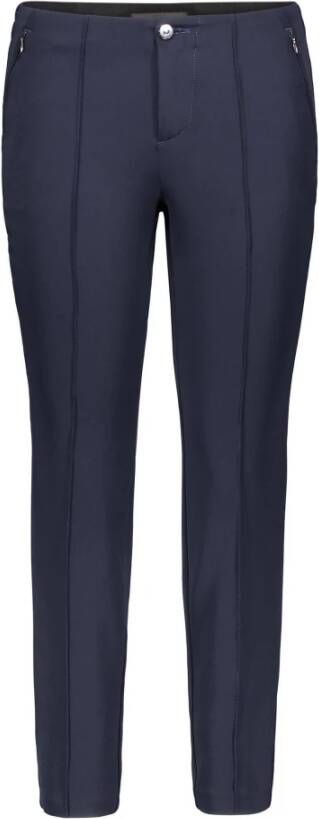 MAC Stretchbroek met vaste plooien model 'ANNA ZIP' - Foto 10