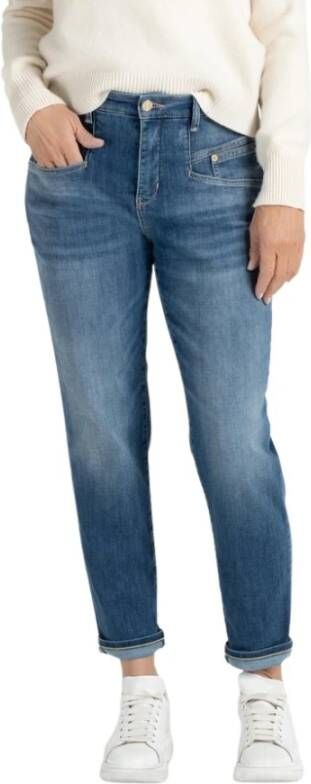 MAC Ankle jeans Rich-Carrot Sylvie Meis Oprolbaar tapered model van met Sylvie Meis - Foto 4