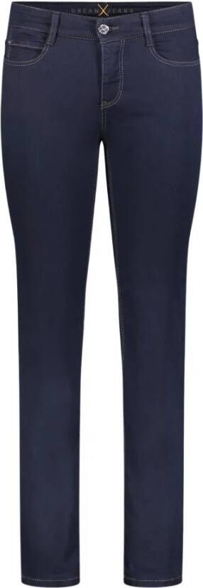 MAC Slim-Fit Straight-Leg Jeans 5401 90 0355L Dark Navy Blue Dames