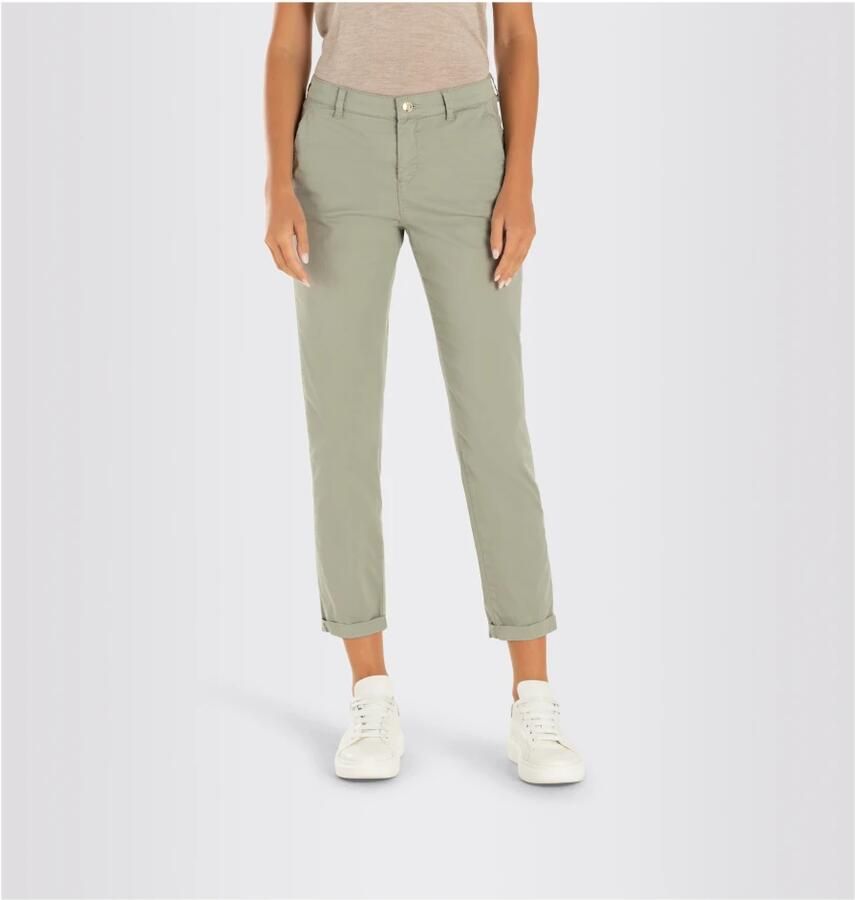 MAC Chino turn up met subtiele glans elegant en sportief tegelijk - Foto 7