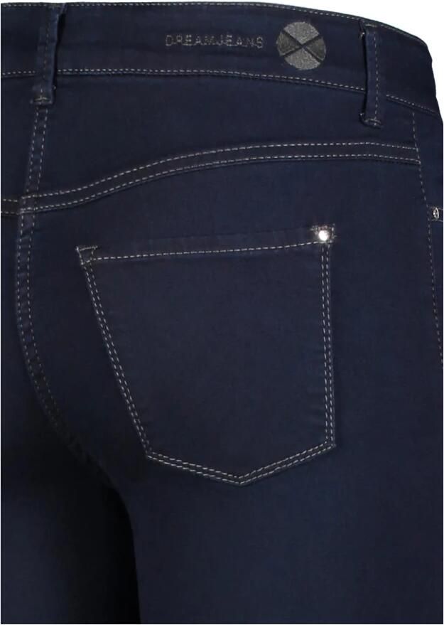 MAC Skinny Cropped Jeans 5471 90 0355L Dark Navy Blue Dames - Foto 8