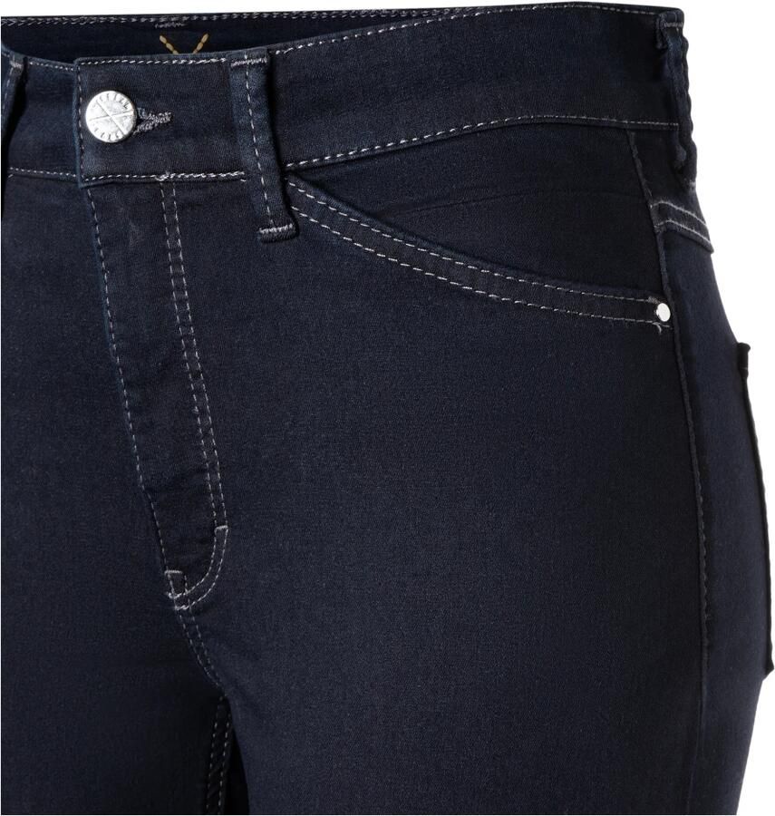 MAC Skinny Cropped Jeans 5471 90 0355L Dark Navy Blue Dames - Foto 5