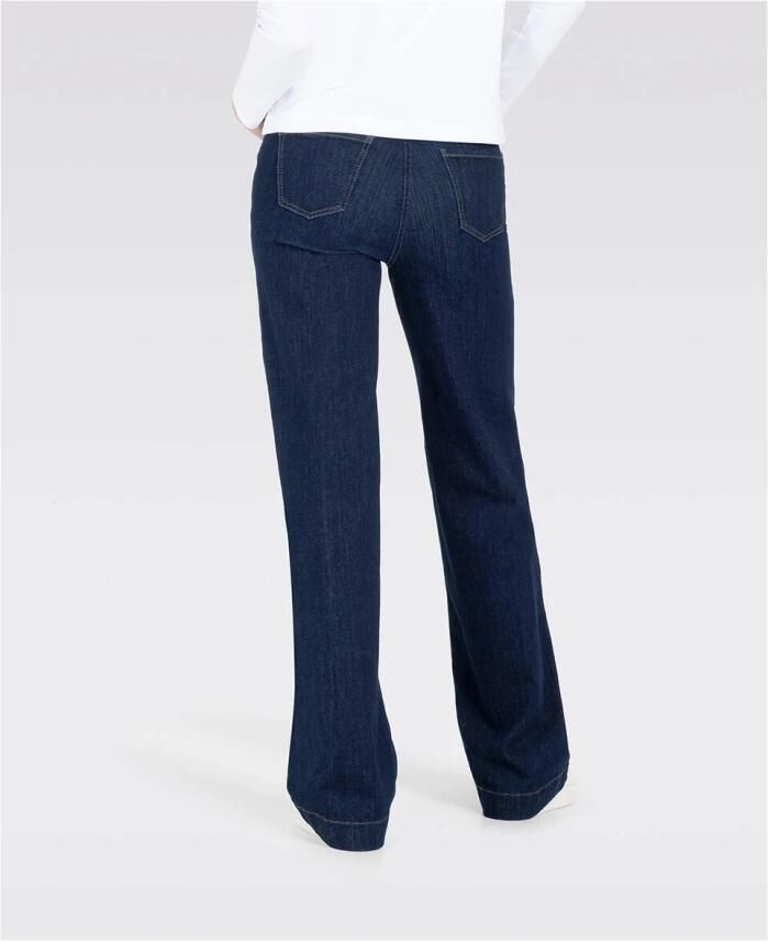 MAC wide leg jeans Dream Wide dark blue denim - Foto 9
