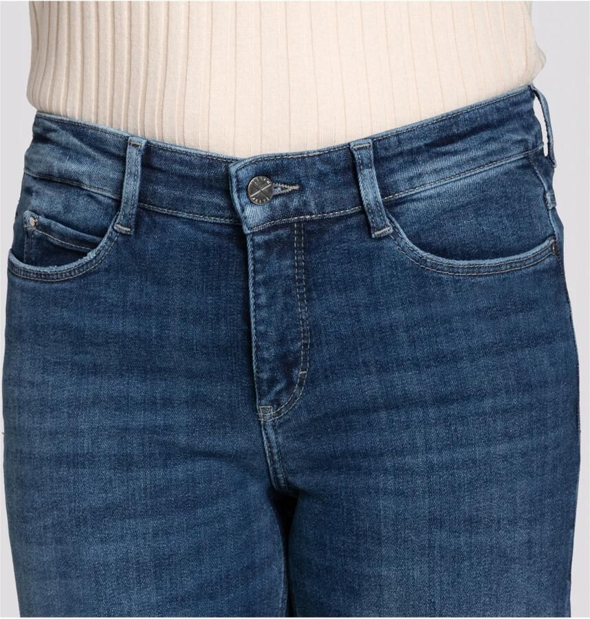 MAC Wijde spijkerbroek met klassieke blauwe wassing Blue Dames - Foto 5