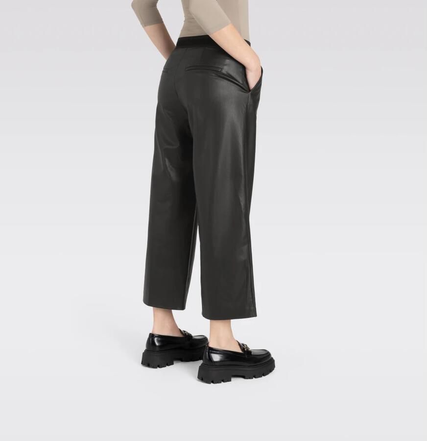 MAC Stoffen broek in leerlook model 'CHiara' - Foto 7