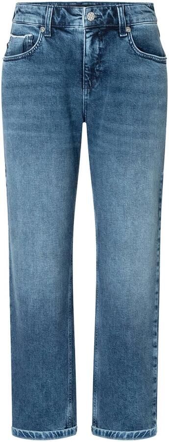 MAC straight leg jeans medium blue denim