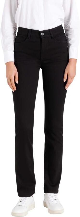 MAC Straight fit jeans met labelpatch model 'Angela' - Foto 14