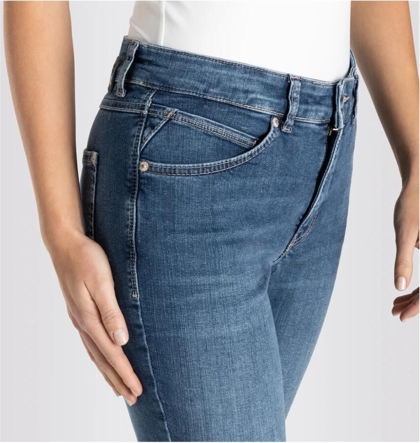 MAC Slim fit jeans met stretch model 'Melanie' - Foto 4