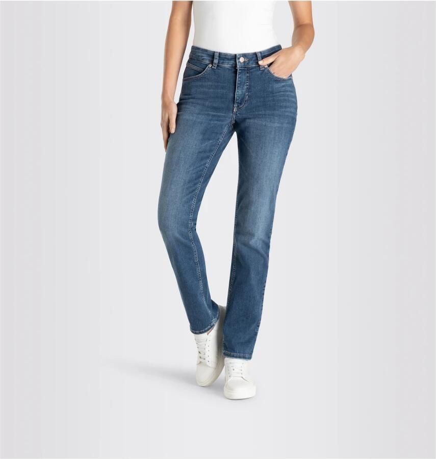 MAC Slim fit jeans met stretch model 'Melanie' - Foto 3