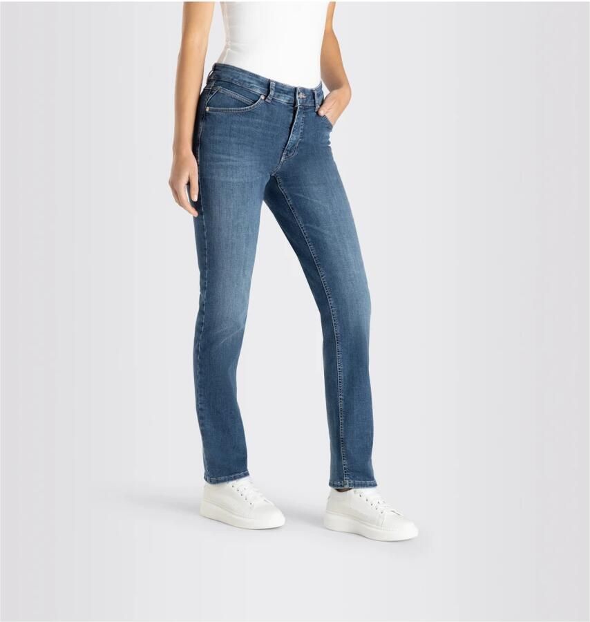 MAC Slim fit jeans met stretch model 'Melanie' - Foto 5