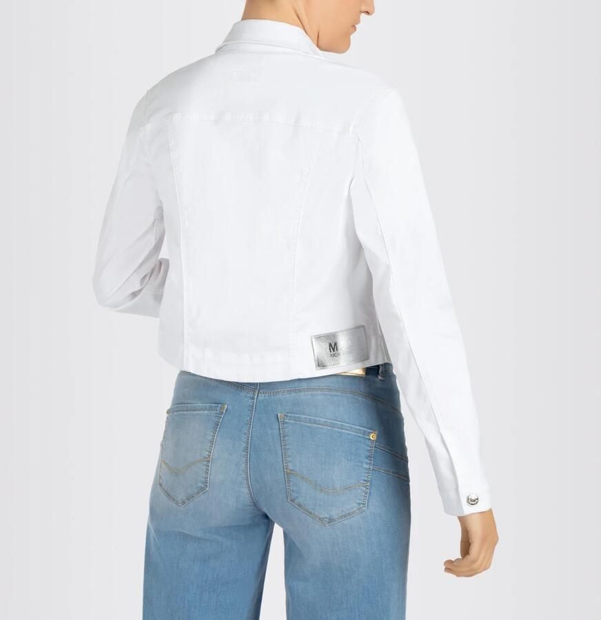 MAC Jeansjack RICH JACKET van lichte zomerse denimkwaliteit met hoog katoenpercentage - Foto 4