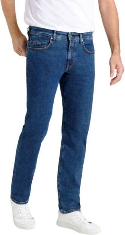 MAC Rechte jeans Blauw Heren