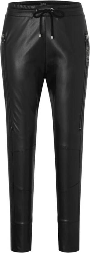 MAC Jogpants Future Leather Grote zakken op beide pijpen - Foto 4