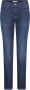 MAC Straight fit jeans met labelpatch model 'Angela' - Thumbnail 4