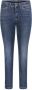 MAC Donkerblauwe Skinny Jeans met Ritsdetail Blue Dames - Thumbnail 2