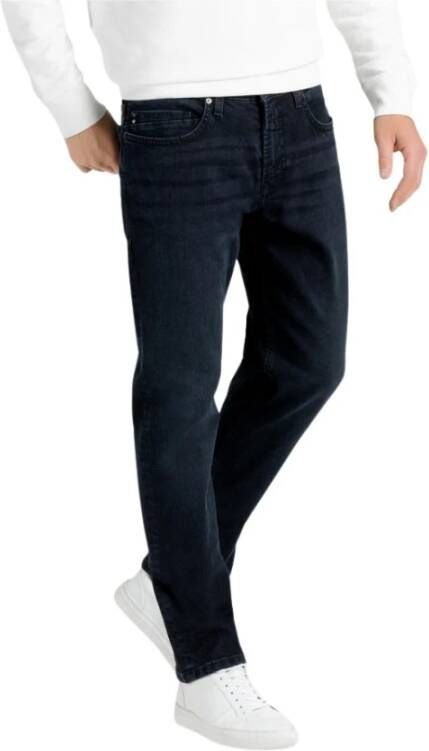 MAC Authentieke Denim Slim-Fit Jeans voor Heren Black Heren