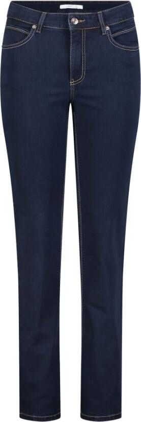 MAC Slim-fit Jeans Blauw Dames