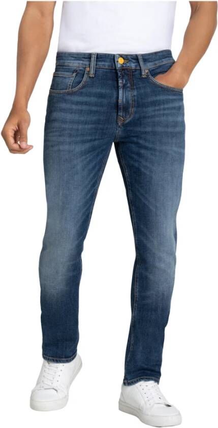 MAC Arne Jubileum Denim Moderne Slim-Fit Jeans Blue Heren
