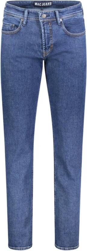MAC Slim-fit Jeans Blauw Heren