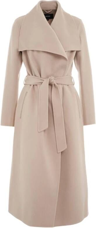 Mackage Beige Wollen Jas Blijf warm en stijlvol Beige Dames