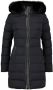 Mackage Jas met Handtekening Bontkraag en Capuchon Black Dames - Thumbnail 1