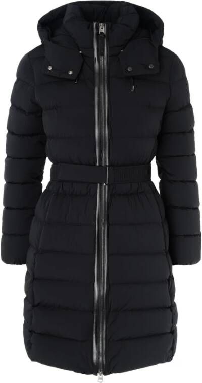 Mackage Zwarte Technische Stof Ashley Puffer Jas Zwart Dames