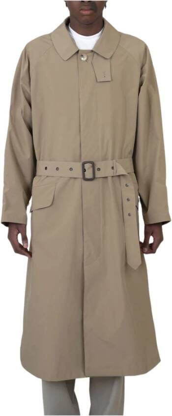 Mackintosh Belted Coats Beige Heren