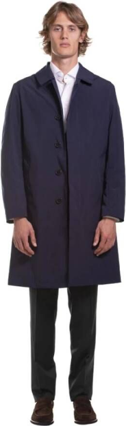 Mackintosh Coats Blauw Heren