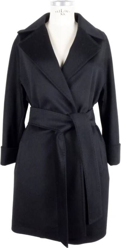 Made in Italia Belted Coats Zwart Dames