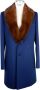 Made in Italia Single-Breasted Coats Blauw Heren - Thumbnail 1
