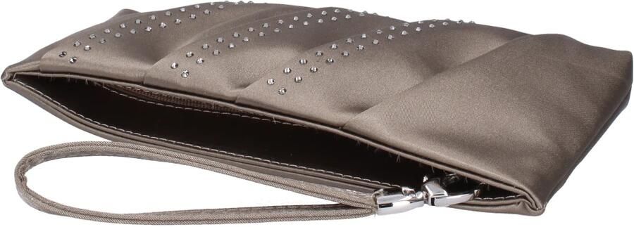 Made in Italia Satin Dames Clutch Tas Beige Dames - Foto 3