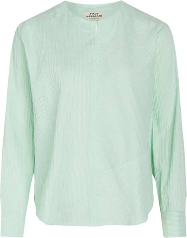 Mads Nørgaard Blouses Groen Dames